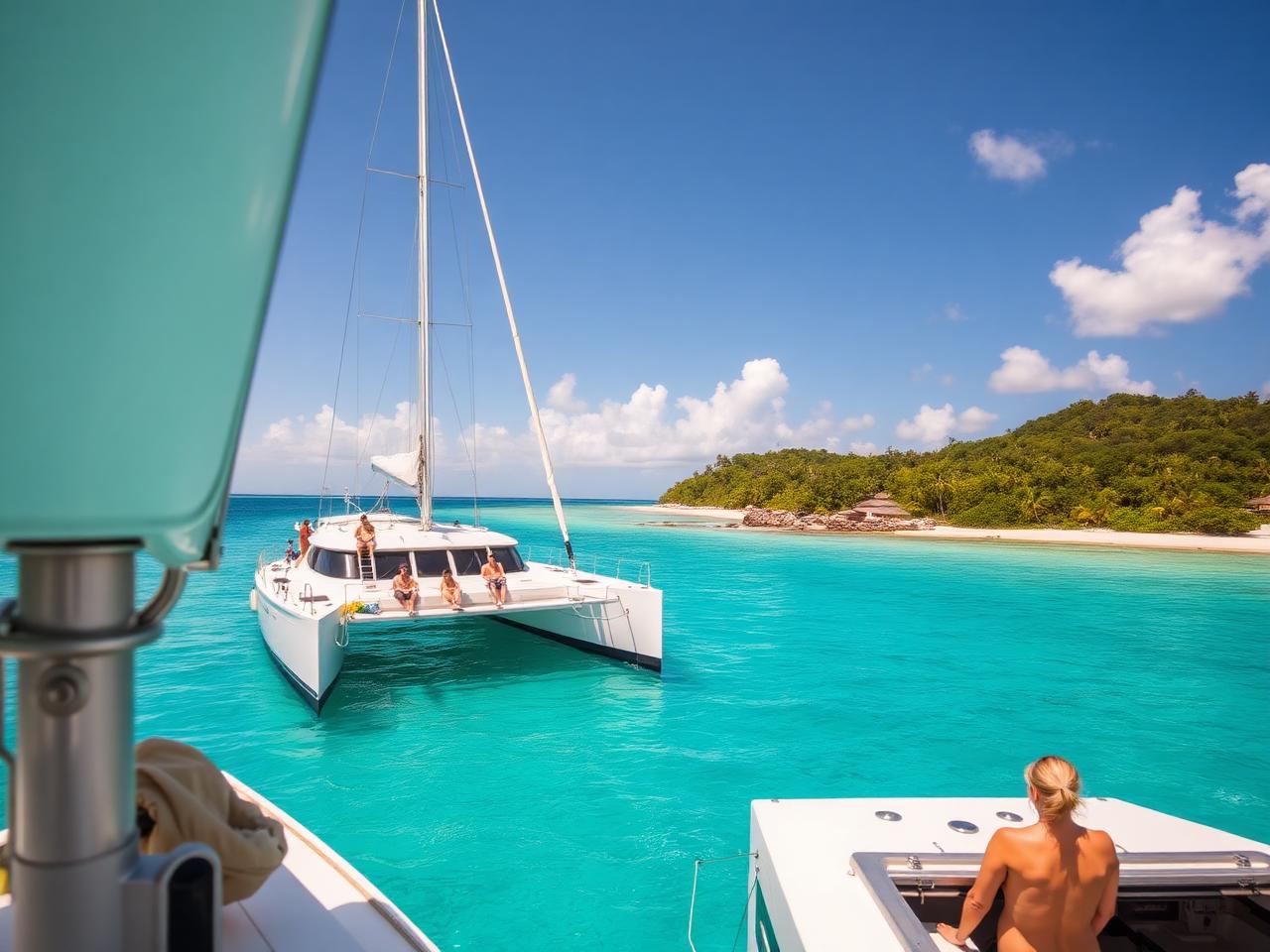 Catamarán a Isla Mujeres con barra libre